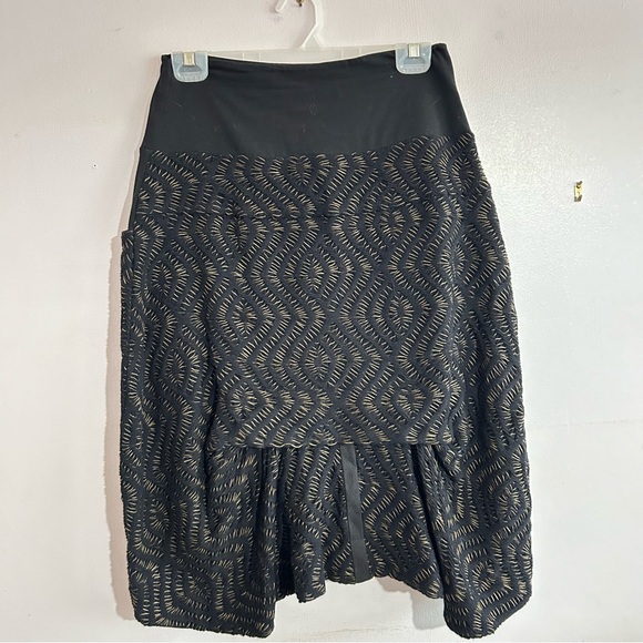 Aimee G Textured Gathered Skirt Small - Picture 4 of 8